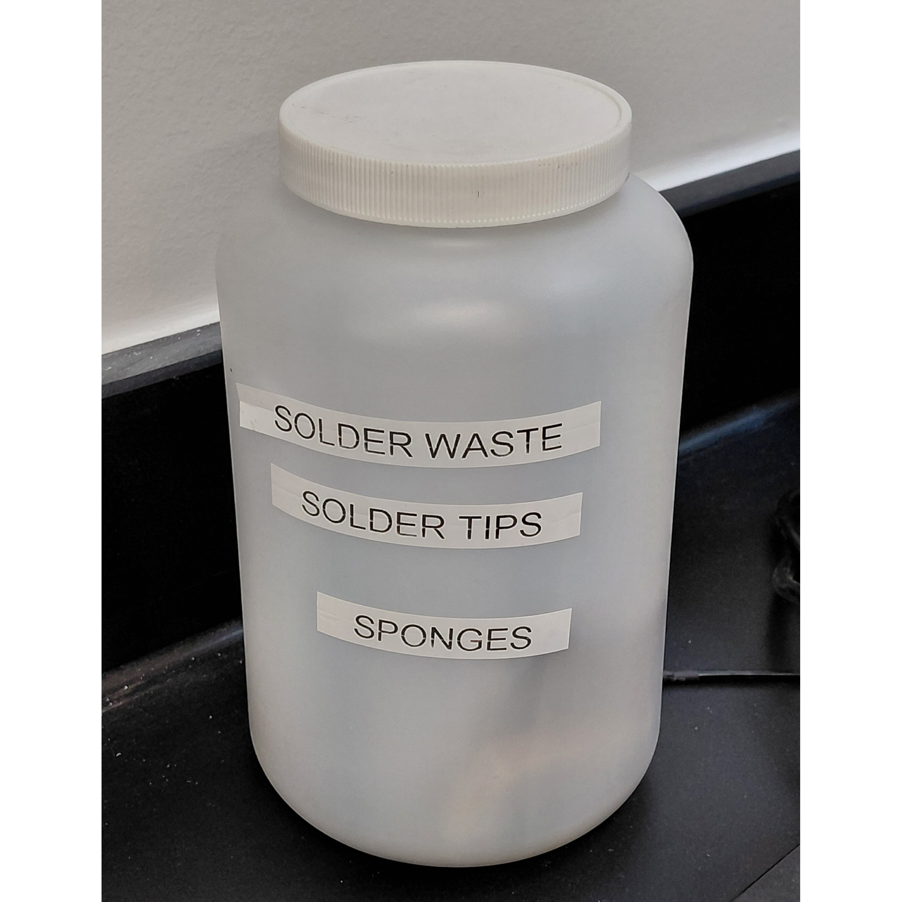 Lead Solder Waste Bucket