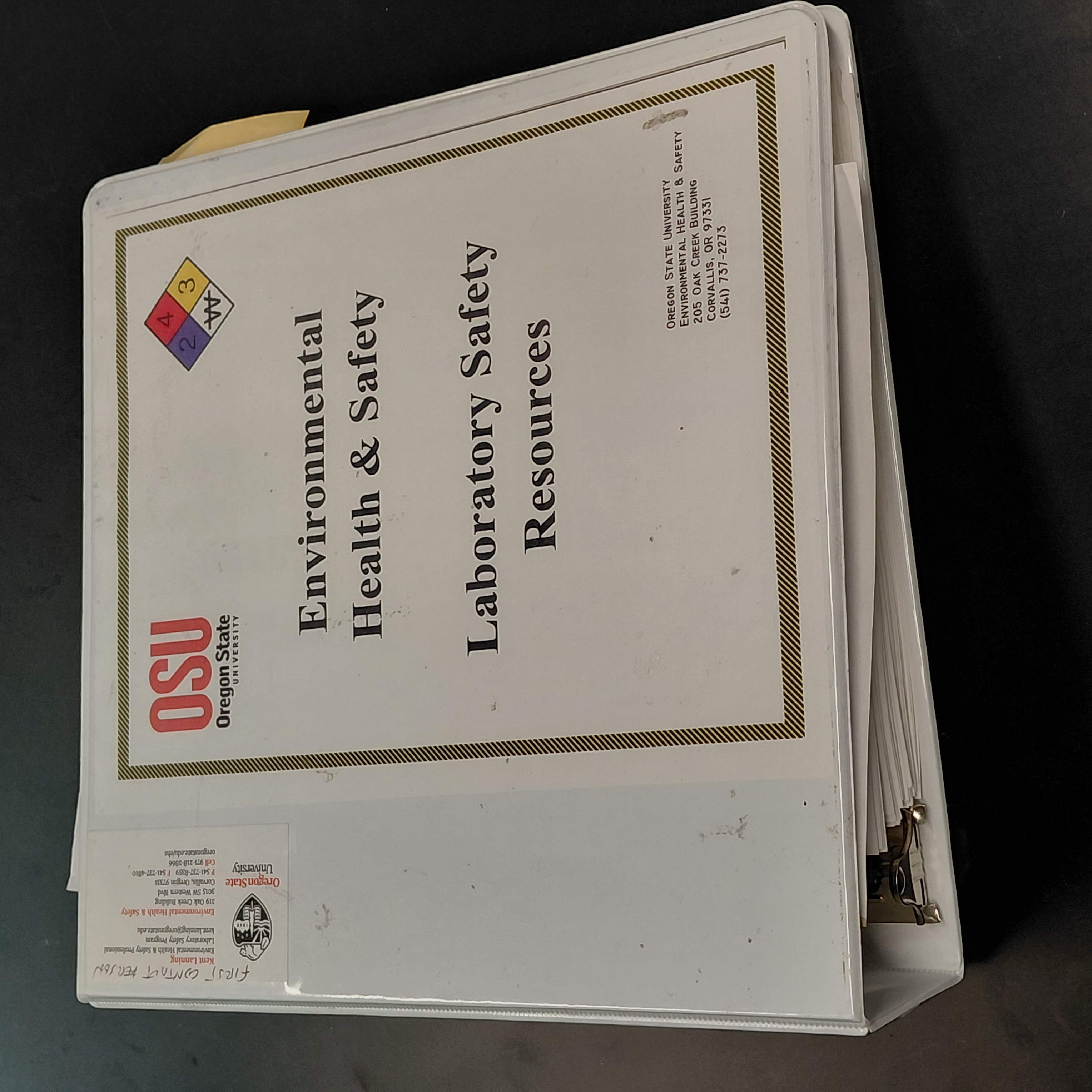 Chemical Hygiene & SDS